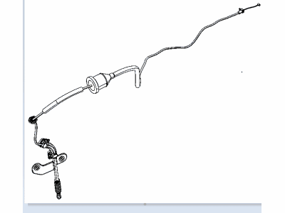 Chrysler Shift Cable - 68066472AD
