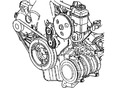 Mopar 4668364AC Tensioner And Bracket Engine Mount