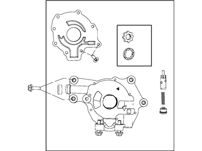 Dodge 4663745AC PUMP Engine Oil