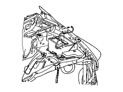 2004 Dodge Ram 3500 Battery Cable - 56051132AB