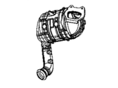 2018 Chrysler Pacifica Catalytic Converter - 68323149AB
