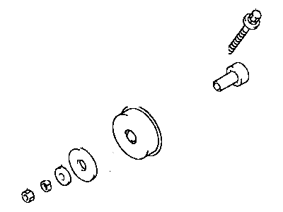 Chrysler MB938454 PULLEY ASSEMBLY, Compressor Belt Tension