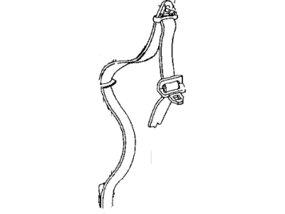 Dodge 1CK281J3AA SEAT BELT Retractor