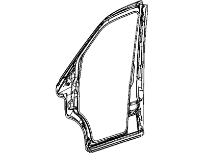 Dodge 68009141AA APERTURE Body Side Door