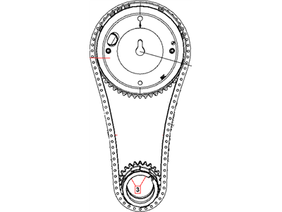 Jeep 53022316AC CHAIN Timing