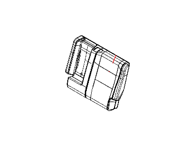 Jeep 5PK33DX9AA COVER Rear Seat Back Left