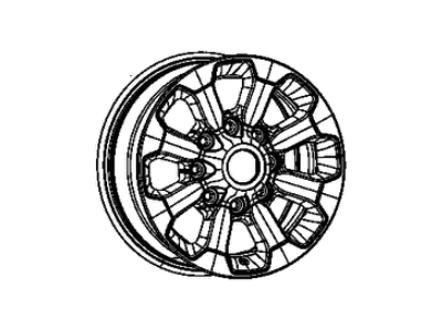 Ram 6CV282XFAA WHEEL Aluminum