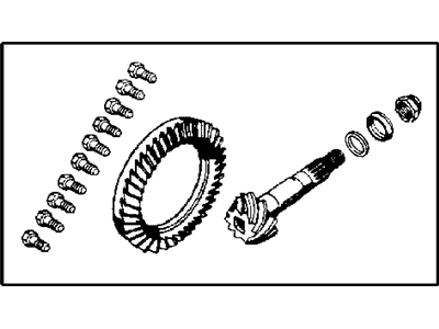 Jeep 5135939AB GEAR KIT Ring And Pinion