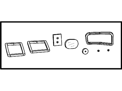 Ram 68068725AA SEAL KIT A/C And Heater Unit Includes: All Seals