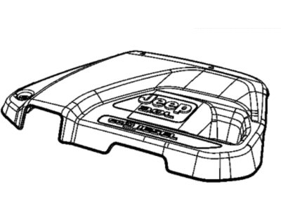 Jeep Wrangler Engine Cover - 5281731AB