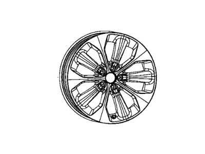 Jeep Cherokee Spare Wheel - 6BG74MA7AA