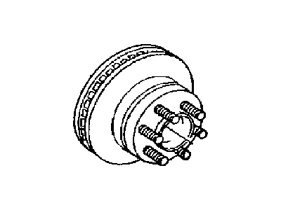 Dodge 52007929 HUB AND ROTOR Brake
