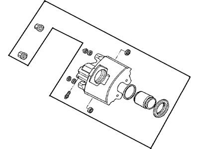 Dodge Ram 3500 Brake Caliper - 4746355