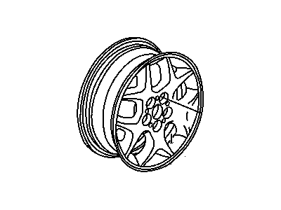Dodge UN76PAKAB WHEEL Aluminum