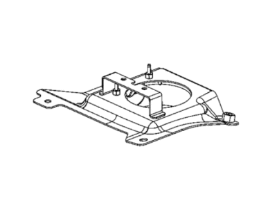 Jeep Fuel Tank Skid Plate - 68302027AB