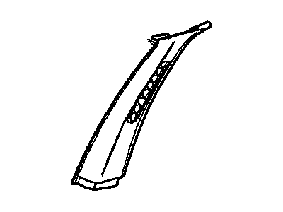 Jeep 5FA56LAZAB MOLDING B Pillar