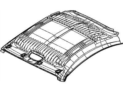 Chrysler YA78BD1AA HEADLINER See Illustration 110