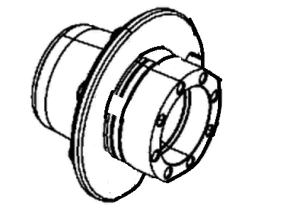 Ram Wheel Hub - 68450867AA