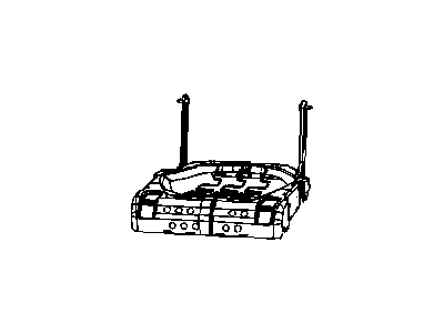 Dodge 5183213AA FRAME Seat cushion 40%
