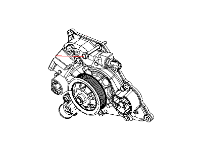Jeep 4792838AB PUMP Water