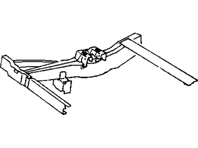 Dodge 52019632AE EXTENSION Underbody Rail