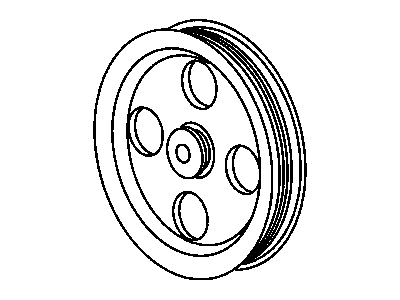 Jeep 53013688AC PULLEY Power Steering Pump