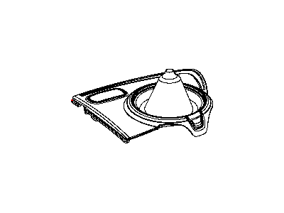 Dodge 1YS01YSAAC BEZEL Console Shifter