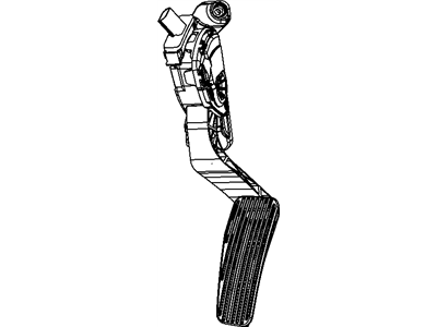 Dodge 53013921AA PEDAL Accelerator