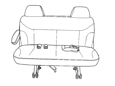 1996 Dodge Caravan Armrest - QD70SC3