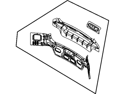 Dodge 5074306AC PANEL Rear Closure