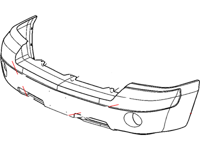 2005 Dodge Dakota Bumper - 5JL34TZZAD