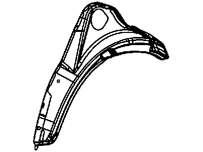 Chrysler 5074100AC PANEL Wheelhouse outer