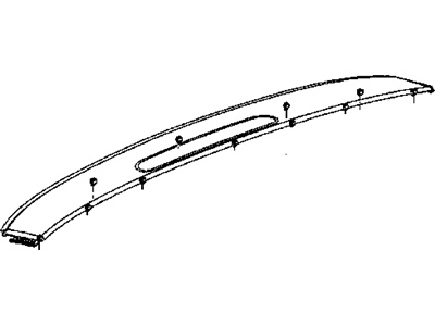 Dodge 5GR57XDVAB GRILLE Defroster Windshield to I/Panel Seal Included