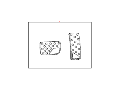 Mopar 82212055 Pedal Kit Brake And Accelerator