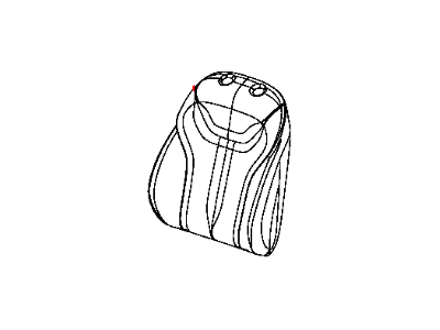 Dodge 5LH72DX9AA Cover - Front Seat Back