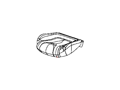 Dodge 5LJ09DX9AA Cover - Front Seat Cushion