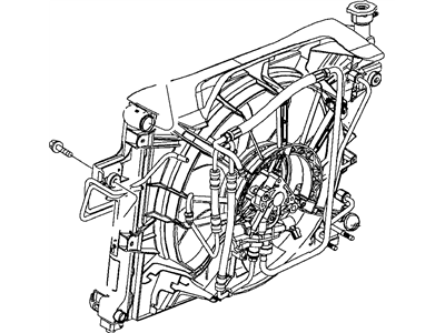 Jeep 5019708AB HOSE PACKAGE Hydraulic Fan