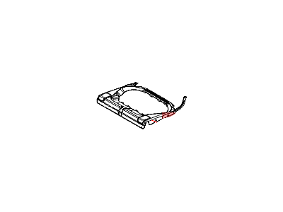 Chrysler 1FR021J3AA COVER Rear Seat Cushion Right