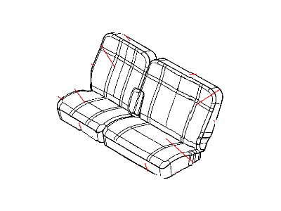 Chrysler Aspen Seat Cushion - 1FR051J3AA