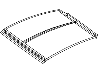 Mopar 5101672AA Roof Panel, Upper Outer