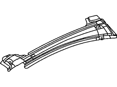 Mopar 5099126AA Roof Rail, Outer Passenger Side