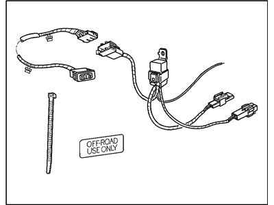 Jeep 82208465 INSTALLATION PACKAGE Off Road Light