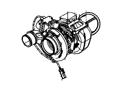 Dodge 68027068AA TURBOCHARGER