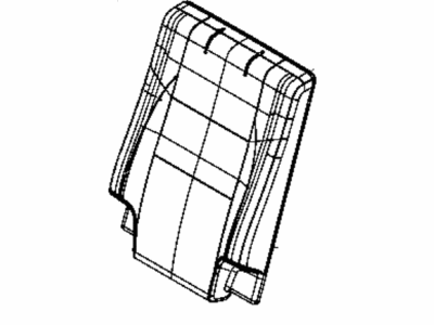 Dodge 5YD95JRRAA COVER Rear Seat Back 3rd Row
