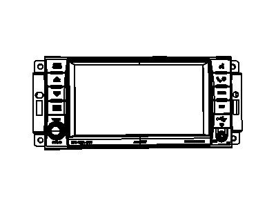 Jeep 68251557AB RADIO MULTI Media