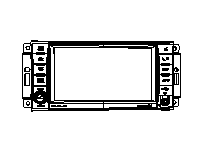 Mopar 5064243AH Radio Am / Fm / Dvd / Hdd / Mp3 / Rear Camera