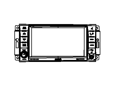 Jeep 5064925AE RADIO MW/FM/DVD