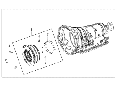 Dodge Challenger Torque Converter - 68283000AB
