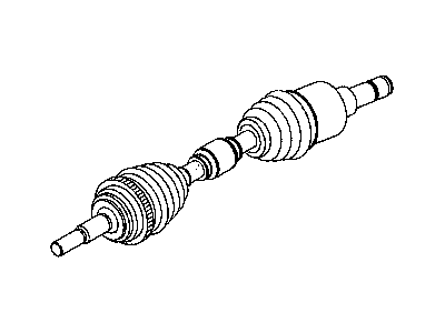 Chrysler PT Cruiser Axle Shaft - R4668937AC