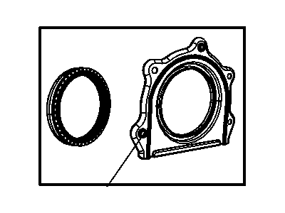 Jeep 4654389AC RETAINER Crankshaft Rear Oil Seal